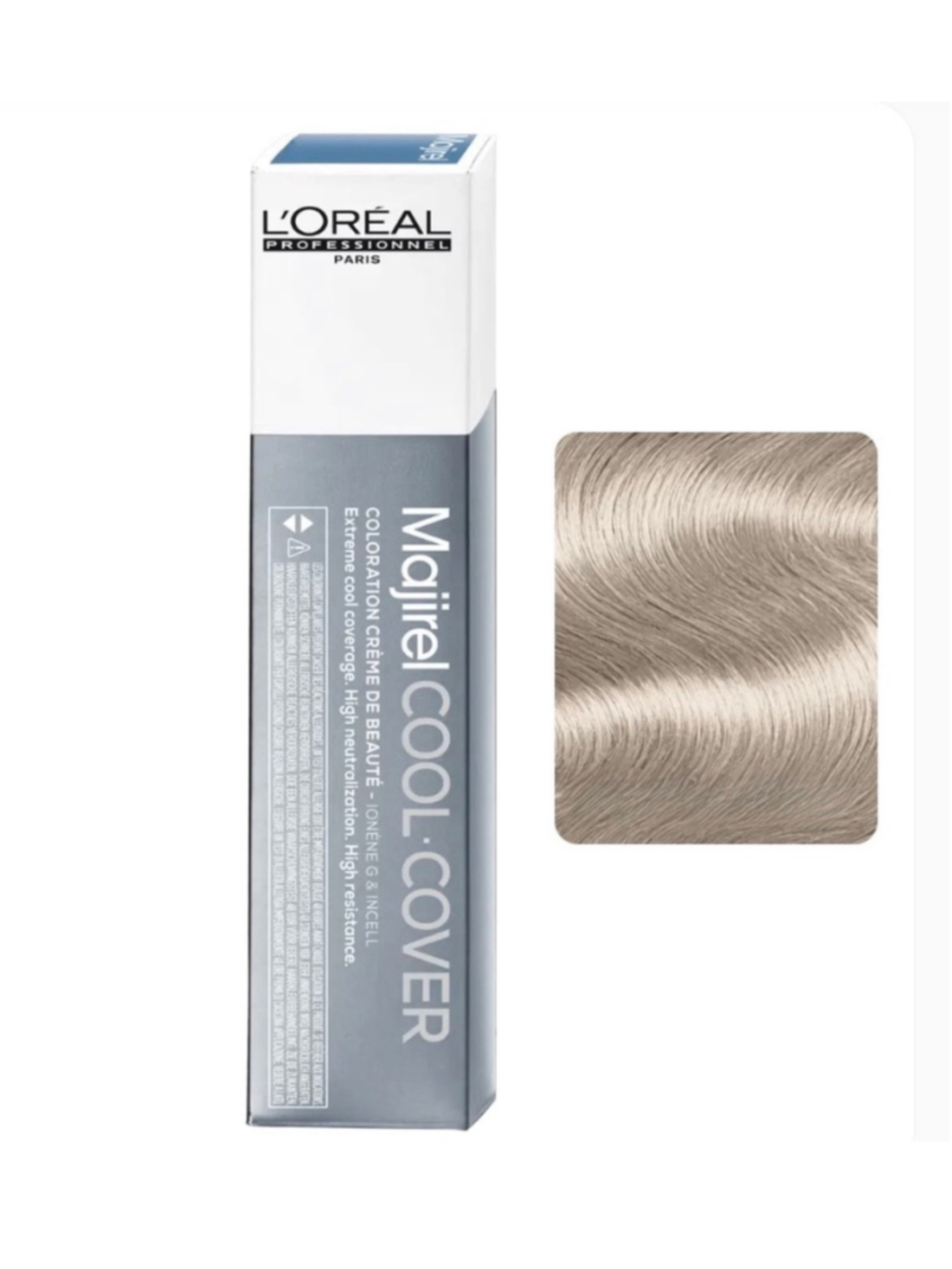 New L'Oreal Majirel COOL COVER Permanent Cream Hair Color Dye - 10.1 10B